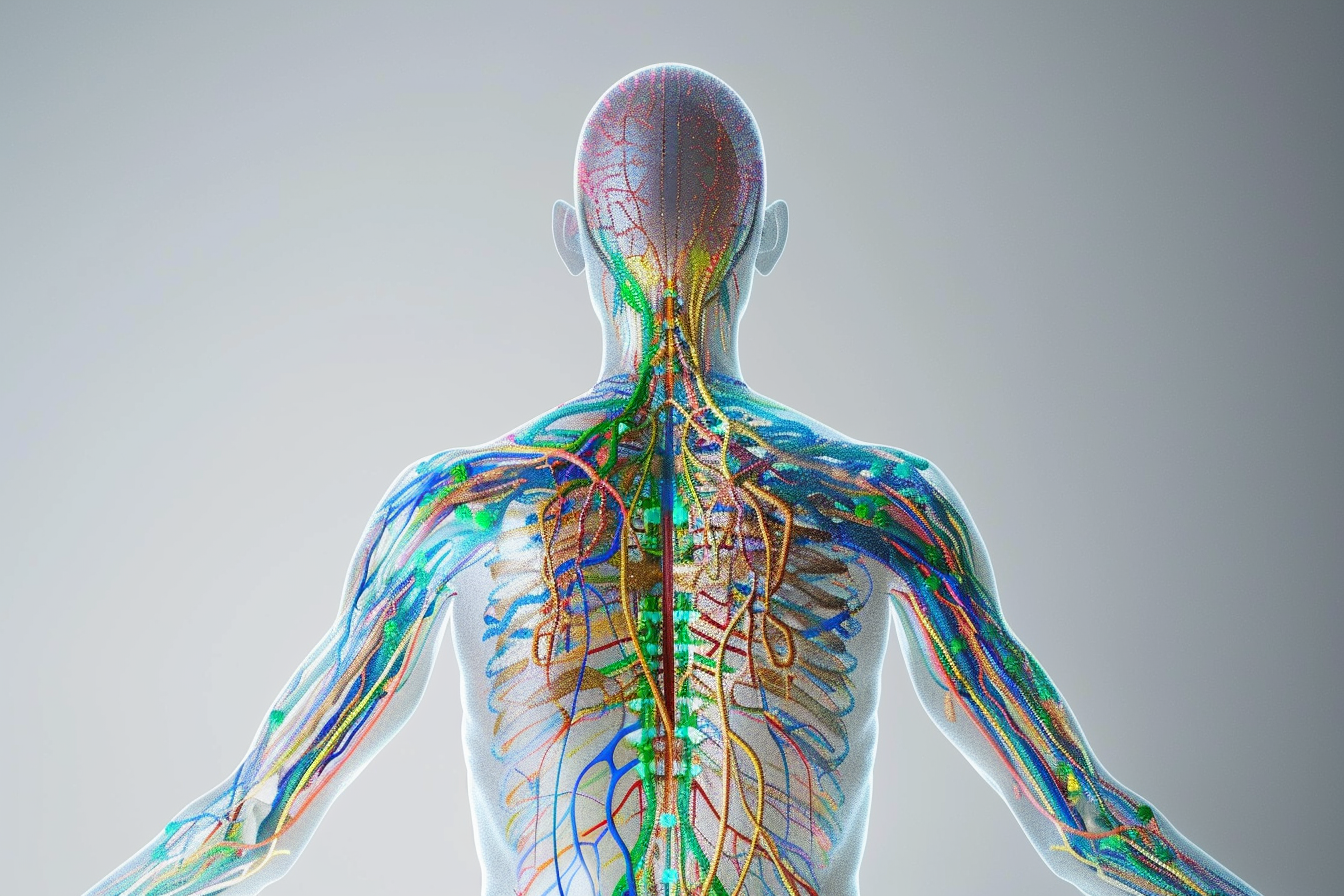 Tableau des méridiens du corps