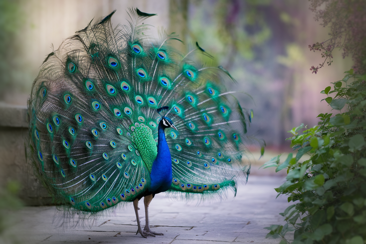 Le paon, guide spirituel et protecteur