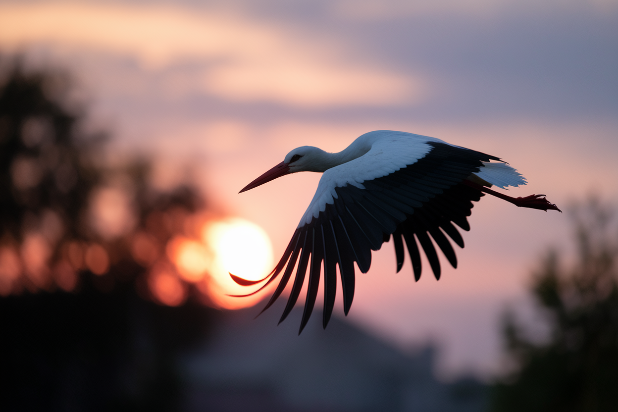 Interprétation spirituelle de la morsure de cigogne