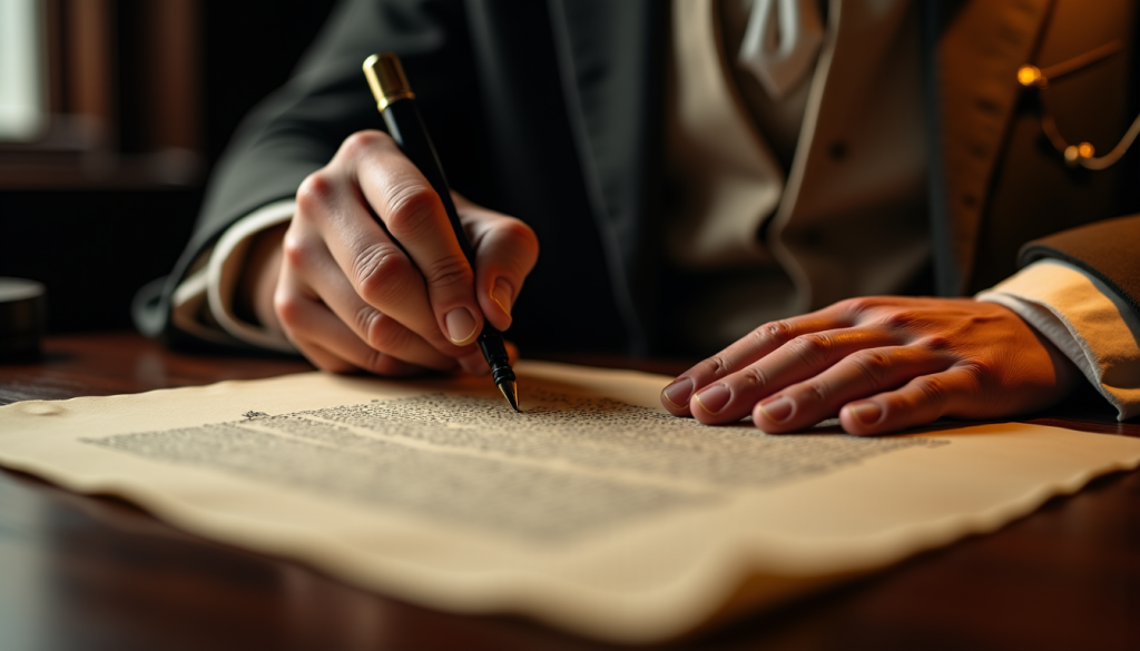 La signature : un geste chargé de sens depuis des siècles